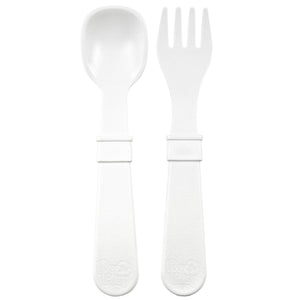 Fork and Spoon (White)
