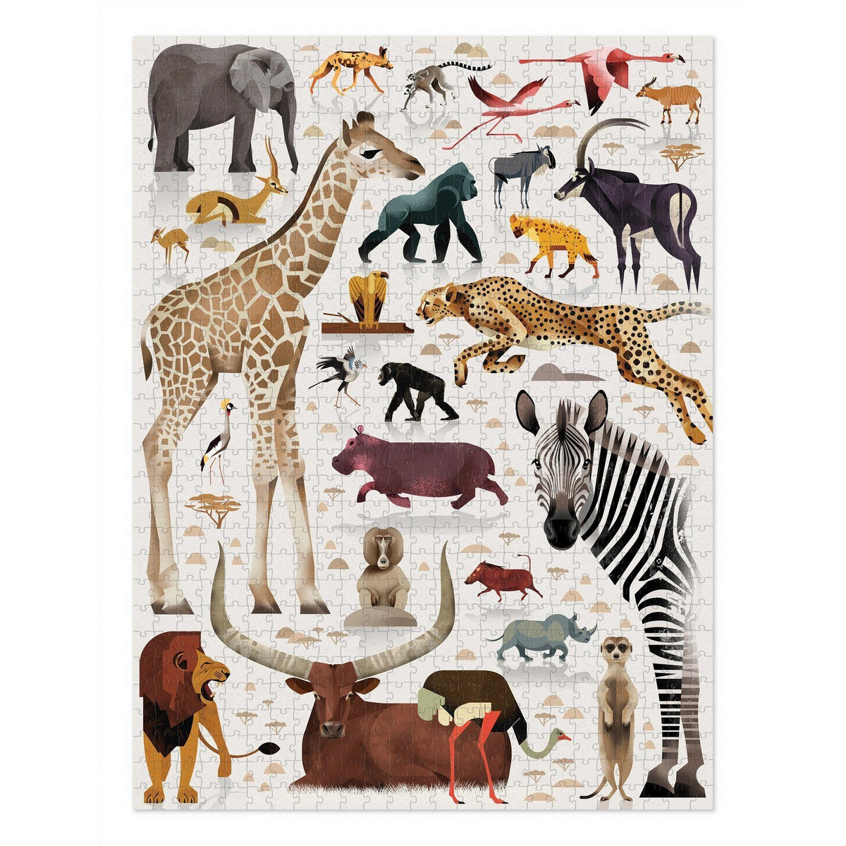 African Animals Puzzle (750 Pieces)