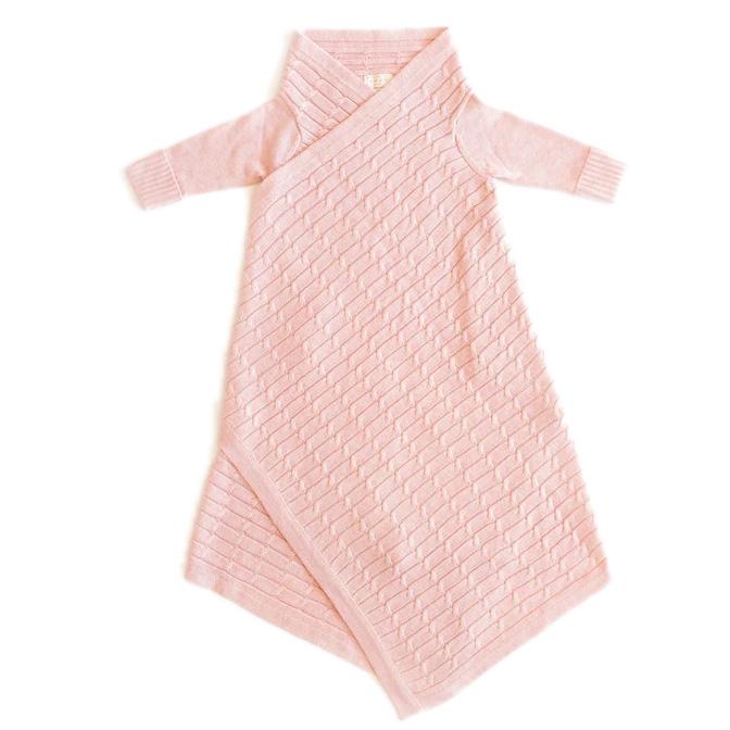 All Over Luxury Cable Shwrap (Pink Melange)