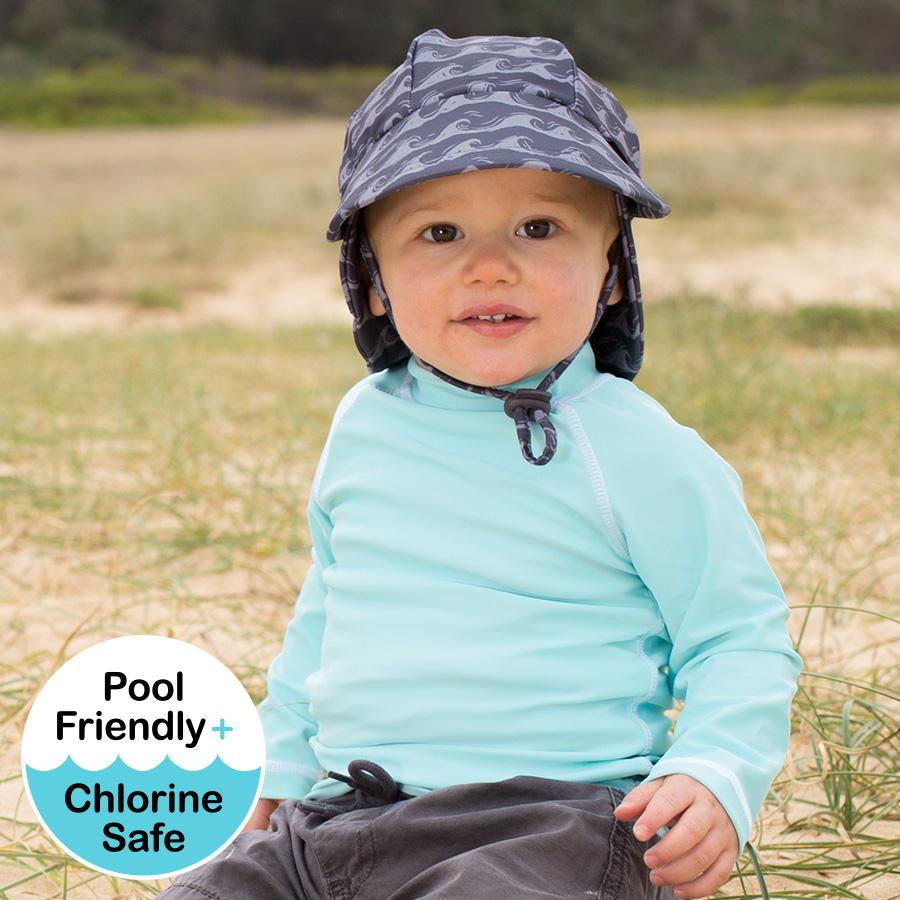 Kids Swim Rashie UPF50 (Aqua)