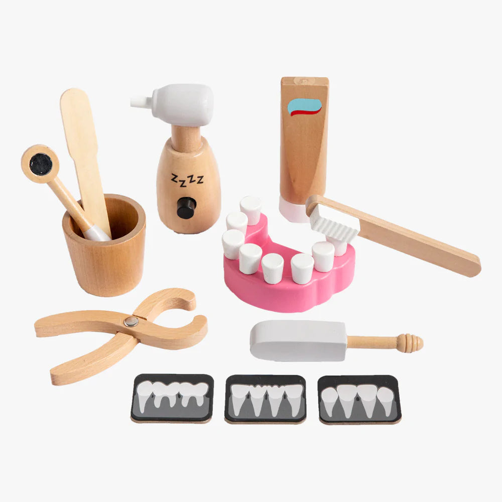 Wooden Iconic Dentist Kit