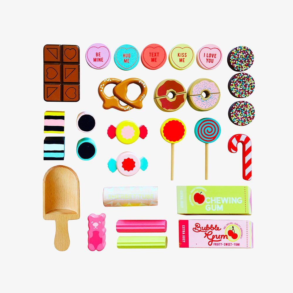 Wooden Iconic Candy Jar