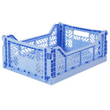 Midi Folding Crate (Baby Blue)