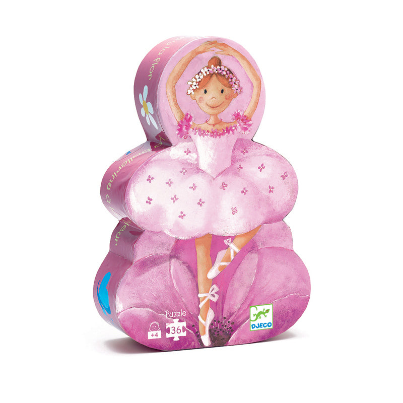 Ballerina 36 Piece Silhouette Puzzle
