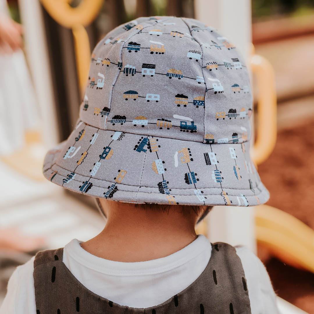Toddler Bucket Hat (Trains)
