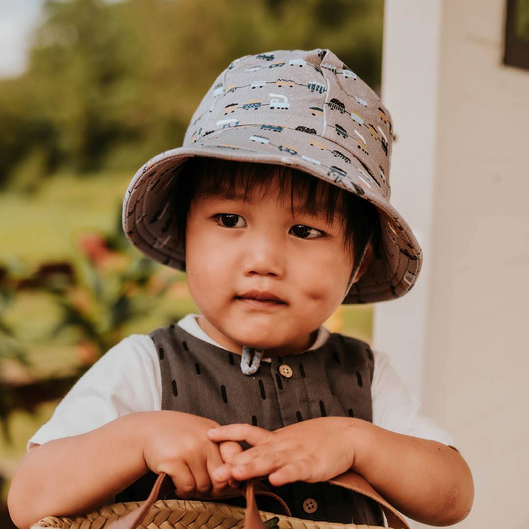 Toddler Bucket Hat (Trains)