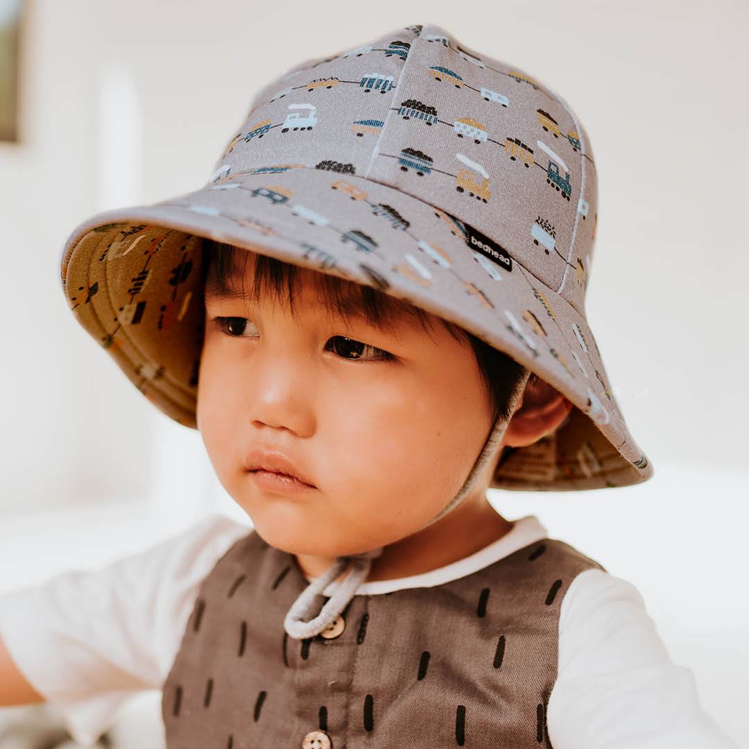 Toddler Bucket Hat (Trains)