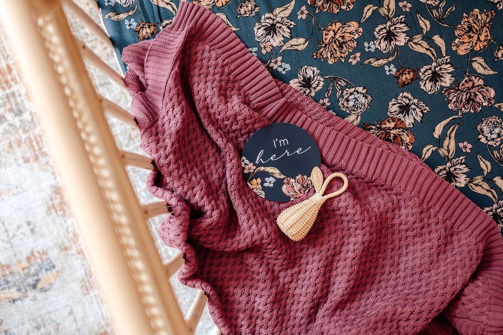 Belle & Rose Gold Reversible Milestone Cards