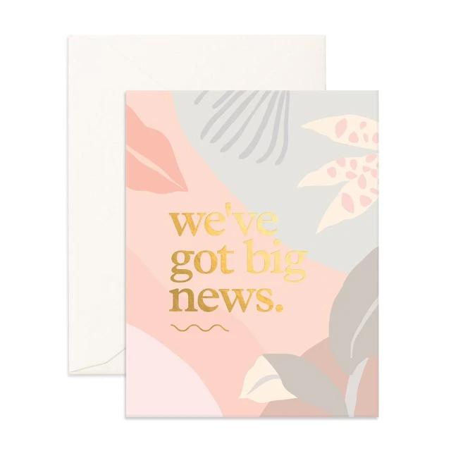 Big News Greeting Card