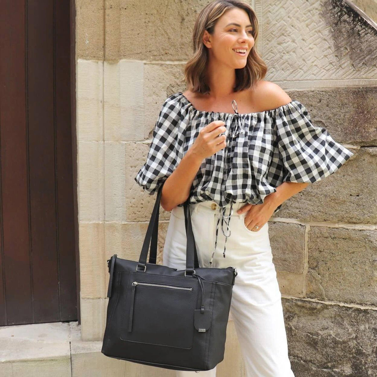 Billie Convertible Carryall (Black)