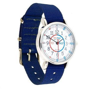 EasyRead Watch Navy Strap (Red/Blue)
