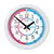EasyRead Red/Blue Face Clock