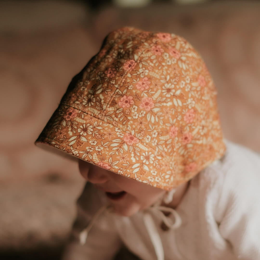 Seeker Reversible Sun Bonnet (Alice-Flax)