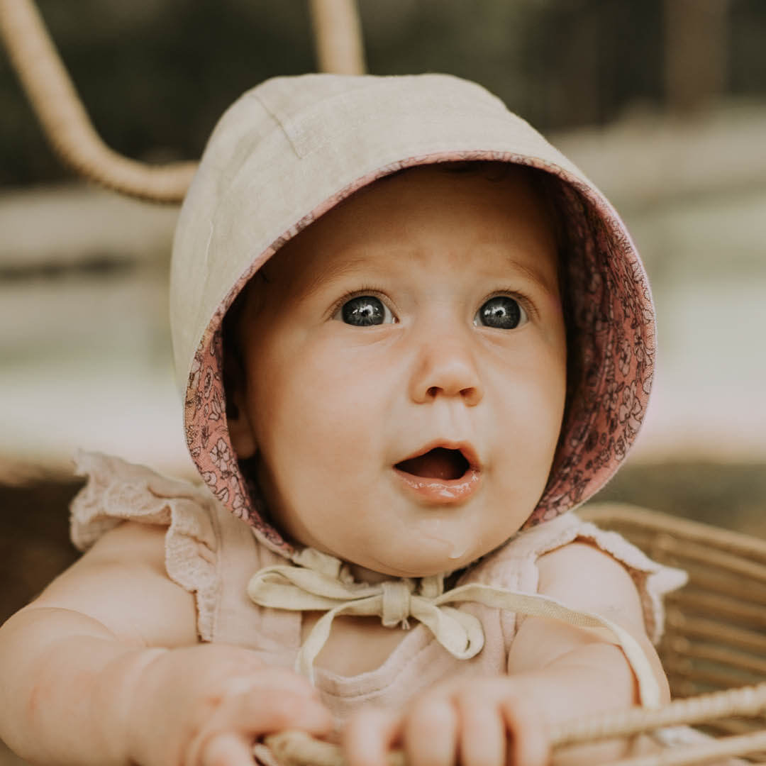 Reversible Sun Bonnet (Florence/Flax)