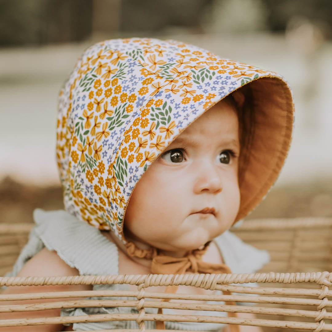 Reversible Sun Bonnet (Mabel/Maize)