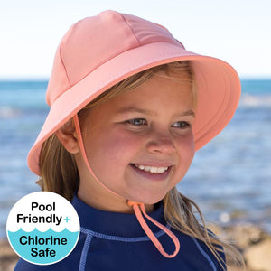 Girls Beach Bucket Hat (Peach)
