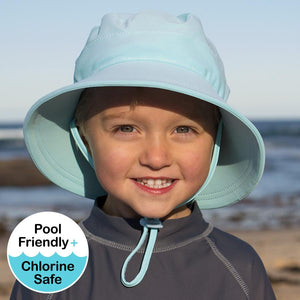 Kids Beach Bucket Hat (Aqua)