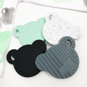 Bear Silicone Teether (Mint)