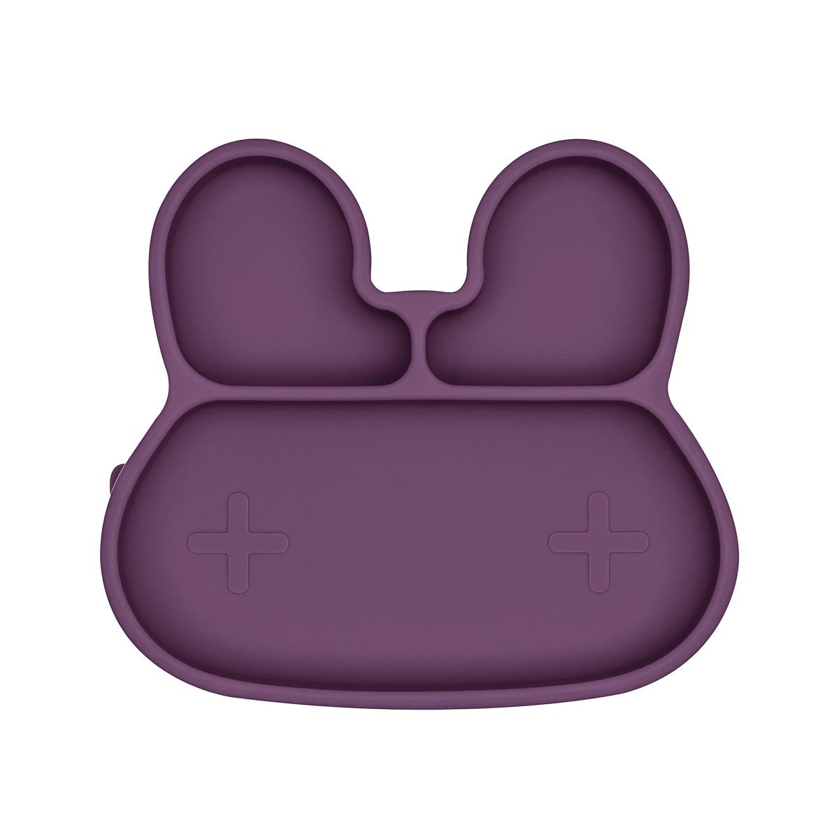 Bunny Stickie Plate (Plum)