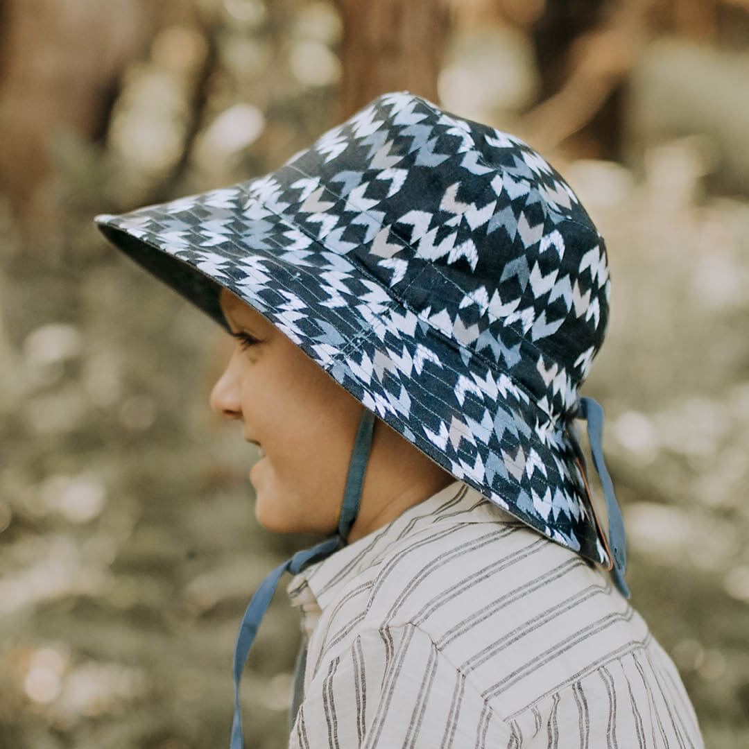 Kids Reversible Sun Hat (Scout/Steele)