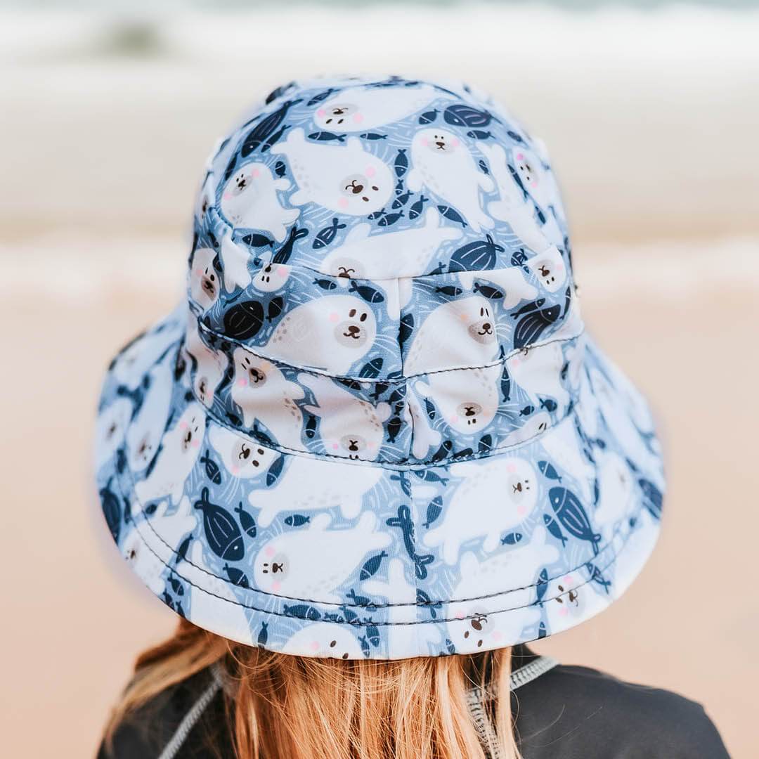 Kids Beach Bucket Hat (Seal)
