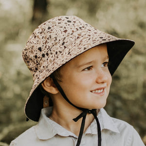 Kids Reversible Sun Hat (Terrazzo/Ebony)