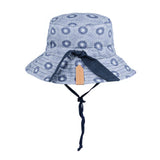 Kids Reversible Sun Hat (Norman/Indigo)