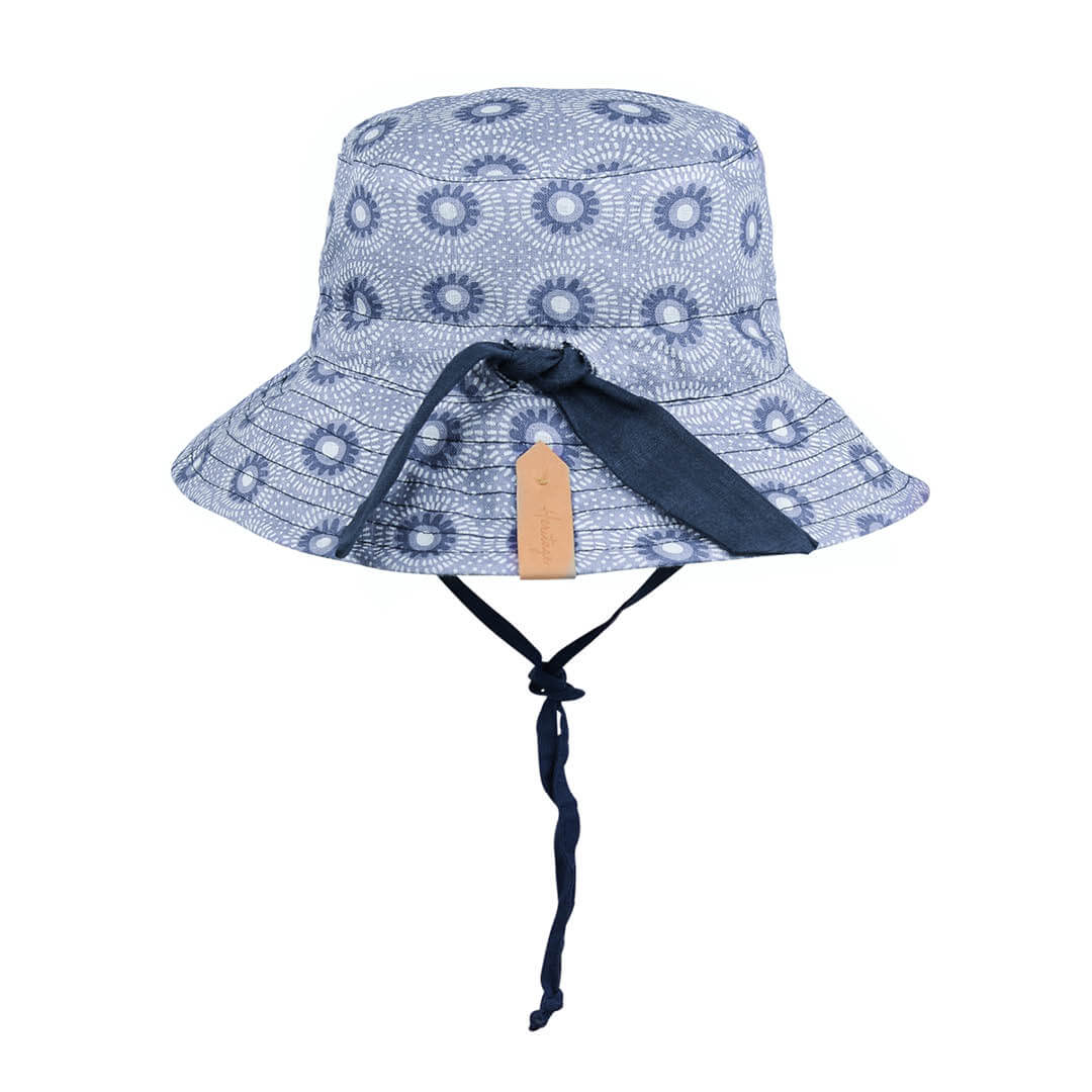 Kids Reversible Sun Hat (Norman/Indigo)
