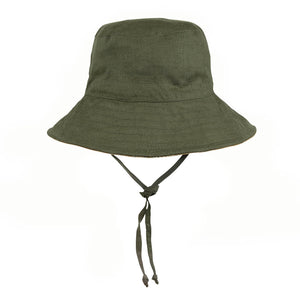 Kids Reversible Sun Hat (Oakley/Olive)