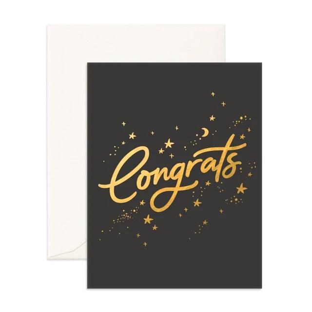 Congrat Stars Greeting Card