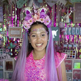 Unicorn Face Gems (Snowflake)