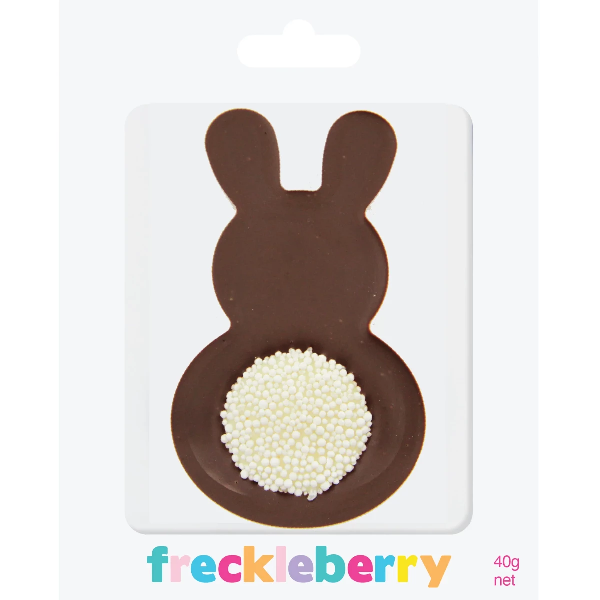 Easter Bunny White Freckle Tail (Dark Choc)