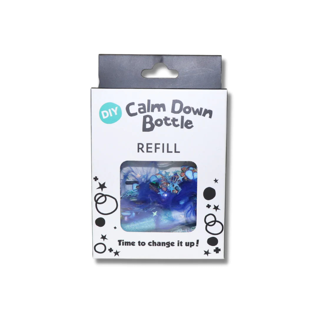 DIY Sensory Calm Down Bottle Refill (Ocean)