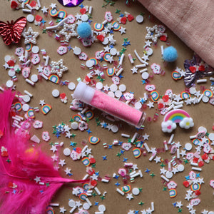 DIY Sensory Calm Down Bottle Refill (Rainbow)