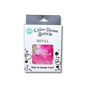 DIY Sensory Calm Down Bottle Refill (Rainbow)