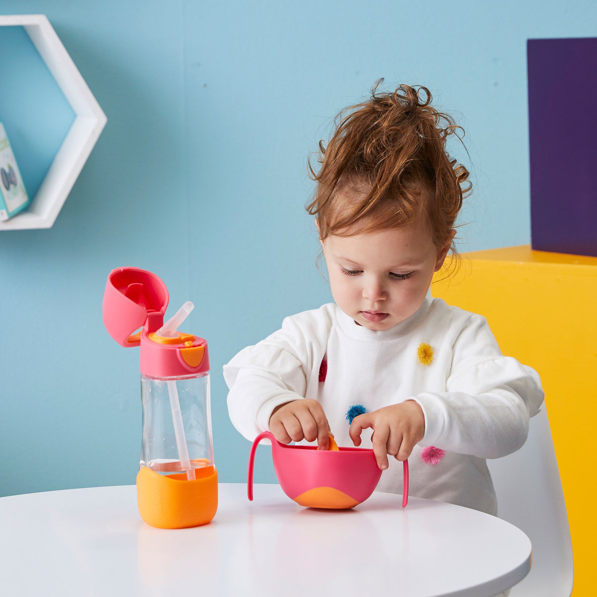 Tritan Drink Bottle 450ml (Indigo Rose)