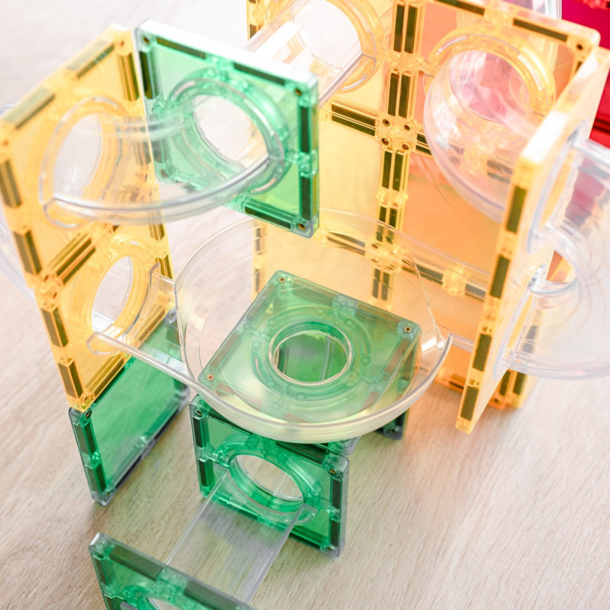 Rainbow Ball Run Expansion Pack 66 Piece