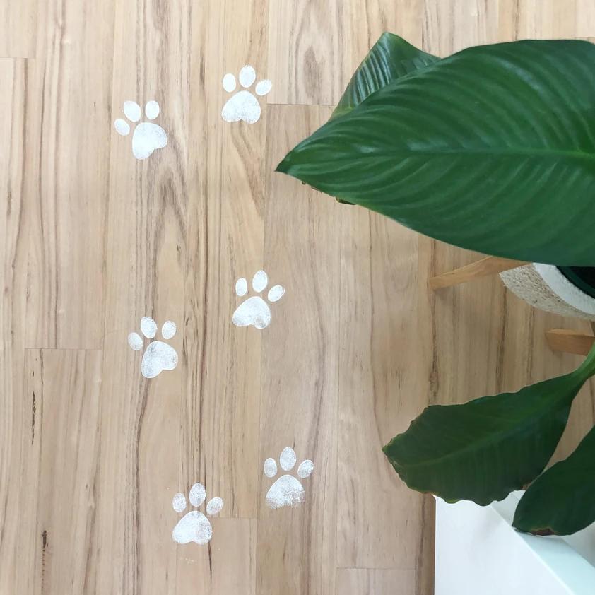 Easter Bunny Stop Here & Paw Set