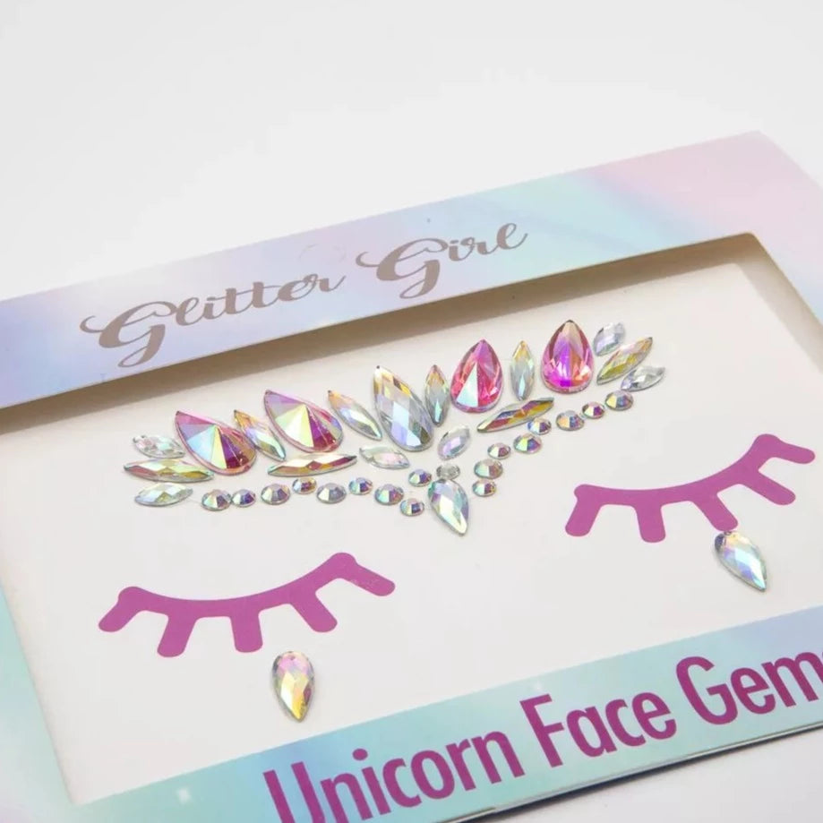 Glitter Girl  Unicorn Face Gems - Snowflake – Pickwick & Sprout