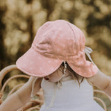 Baby Reversible Flap Hat (Frances/Flax)