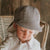 Lounger Baby Reversible Flap Sun Hat (Leo-Moss)