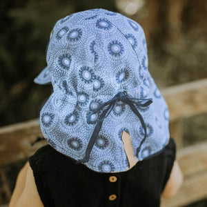 Baby Reversible Flap Hat (Norman/Indigo)