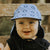 Baby Reversible Flap Hat (Norman/Indigo)