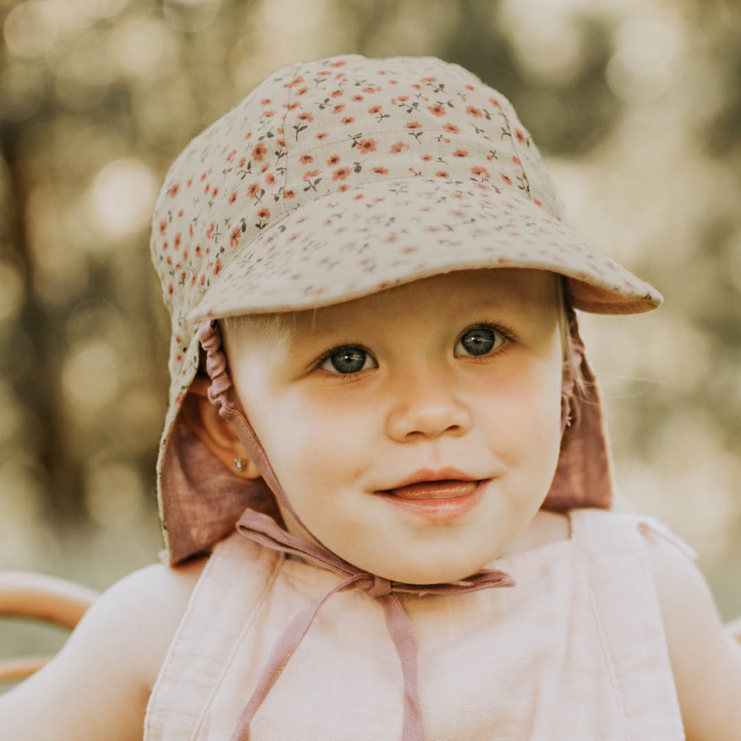 Baby Reversible Flap Hat (Penny/Rosa)