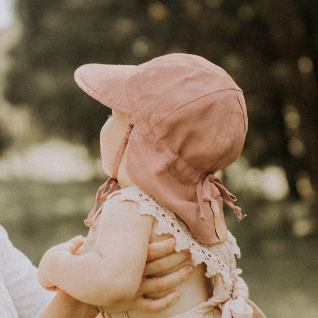 Baby Reversible Flap Hat (Penny/Rosa)