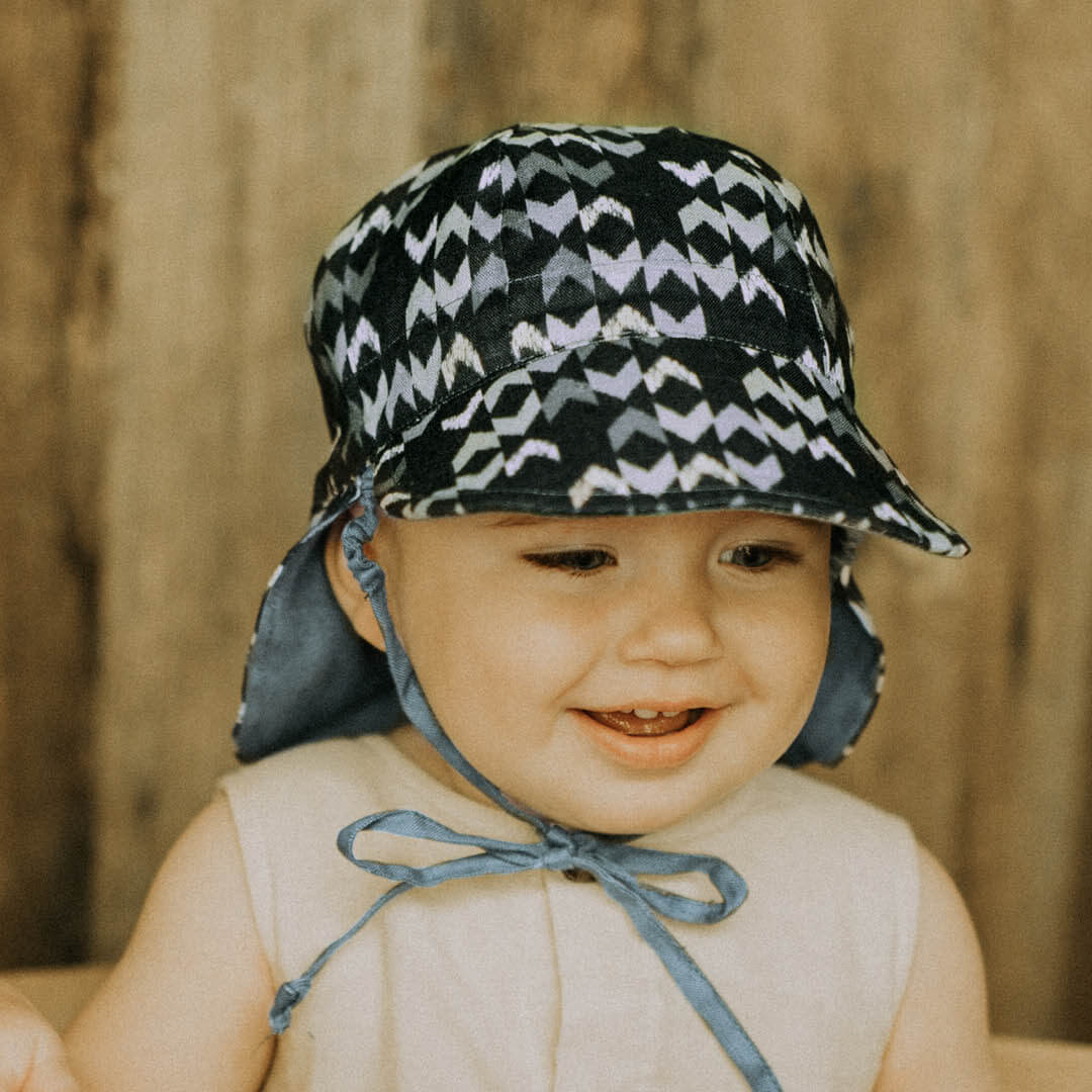 Baby Reversible Flap Hat (Scout/Steele)