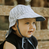 Baby Reversible Flap Hat (Sprig/Steele)