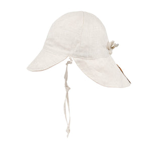 Baby Reversible Flap Hat (Frances/Flax)