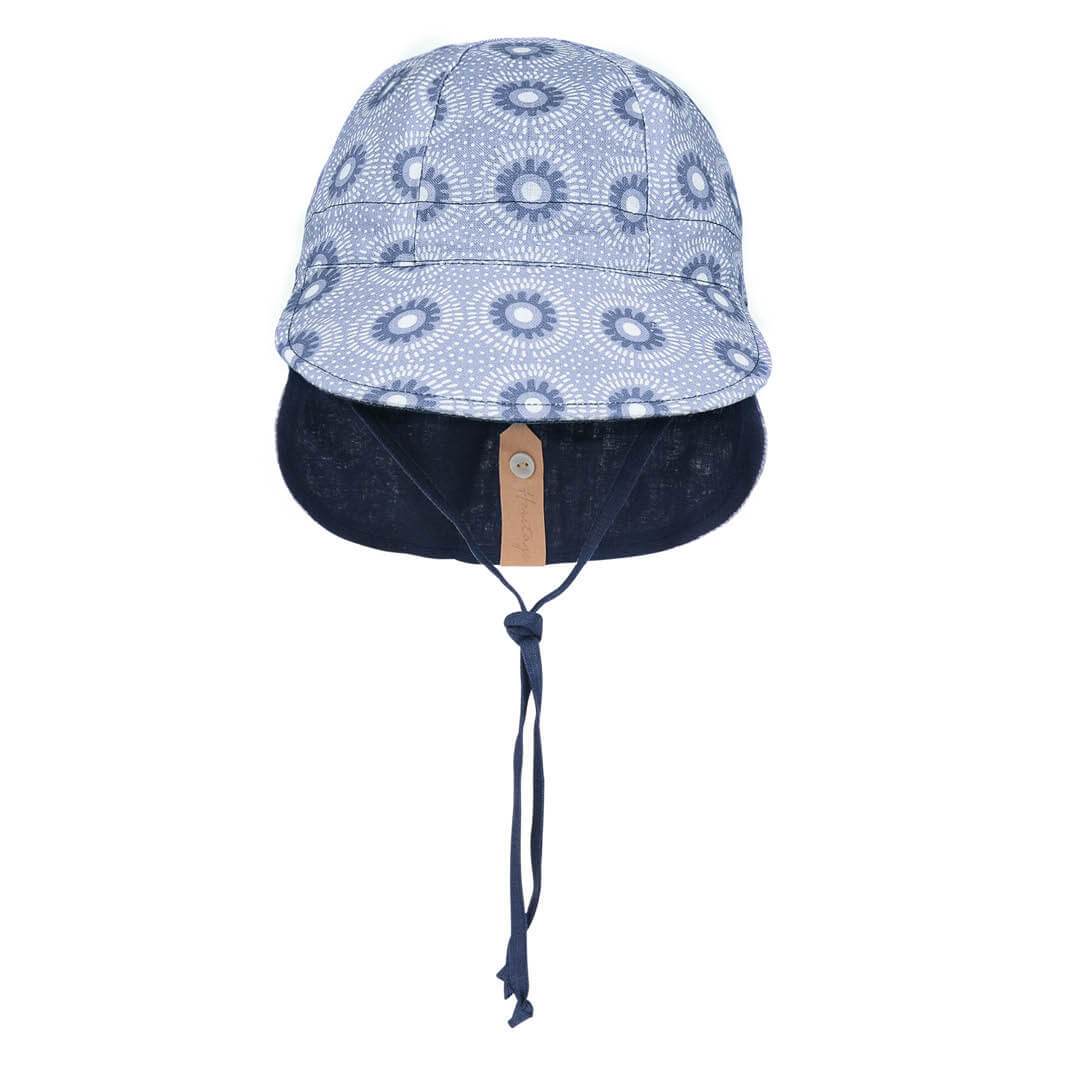 Baby Reversible Flap Hat (Norman/Indigo)