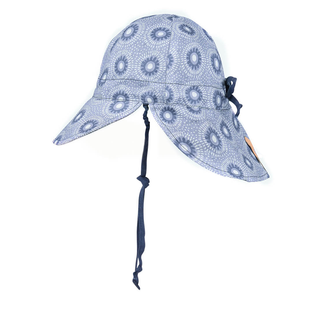 Baby Reversible Flap Hat (Norman/Indigo)